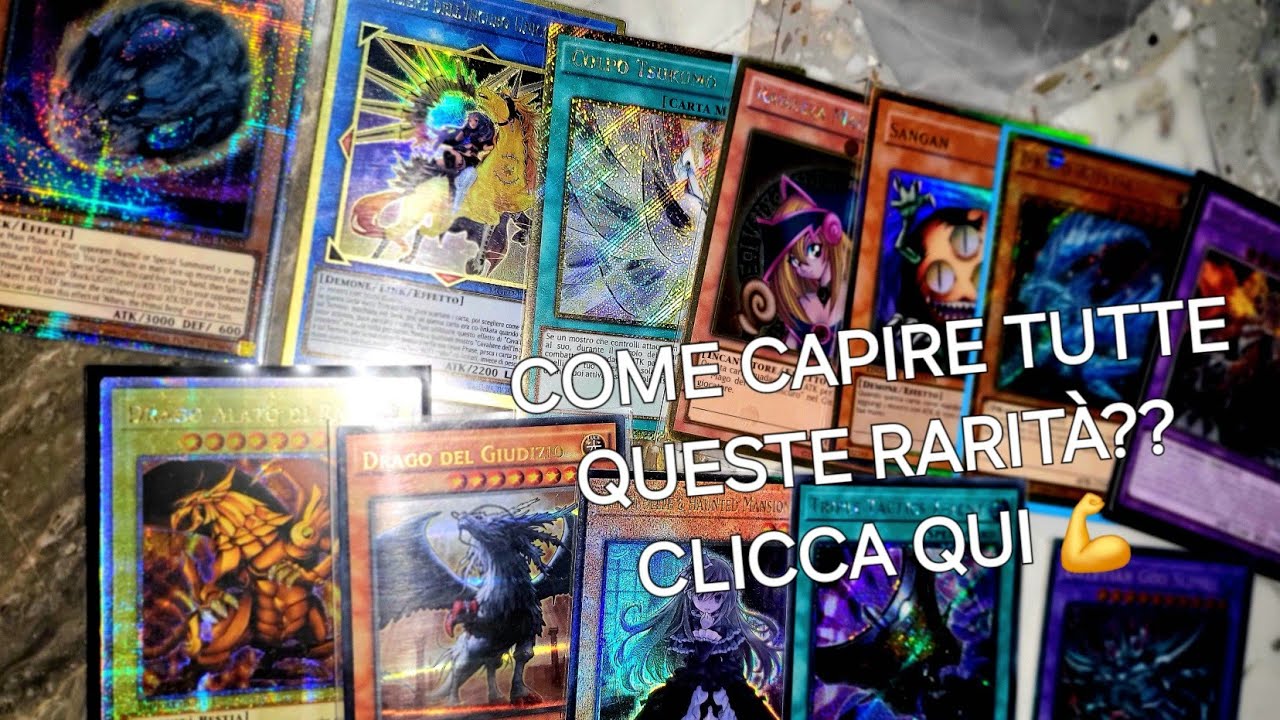 QUALI SONO LE RARITÀ DELLE CARTE YU-GI-OH?? 🤔 GUIDA E TUTORIAL SU COME CAPIRE OGNI RARITÀ 🔥