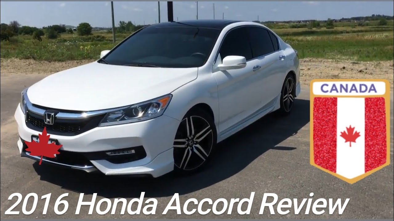 A 2016 CANADIAN Honda Accord