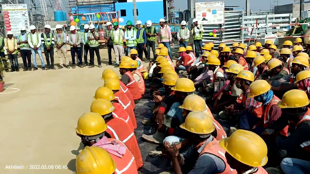 4th March National Safety Day-2022 Goel Construction Co.Pvt.Ltd  Adani power plant