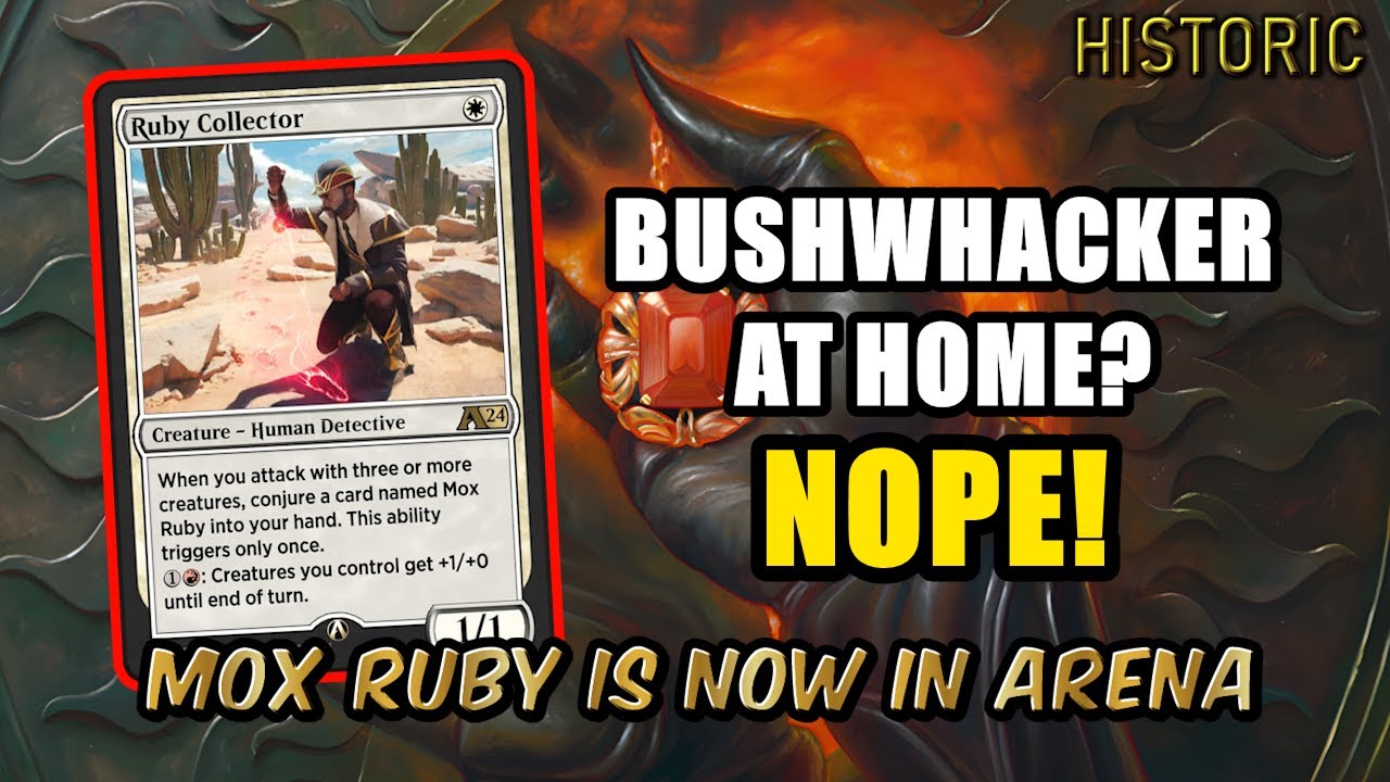 New Bushwhacker Generates Mox Ruby Strangely Enough... Boros Convoke | Historic BO3 | MTG Arena