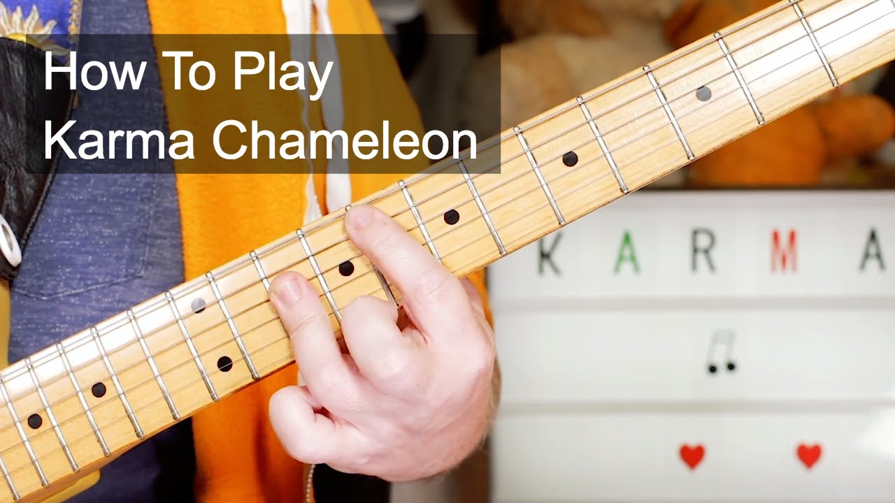 'Karma Chameleon' Culture Club Guitar Lesson