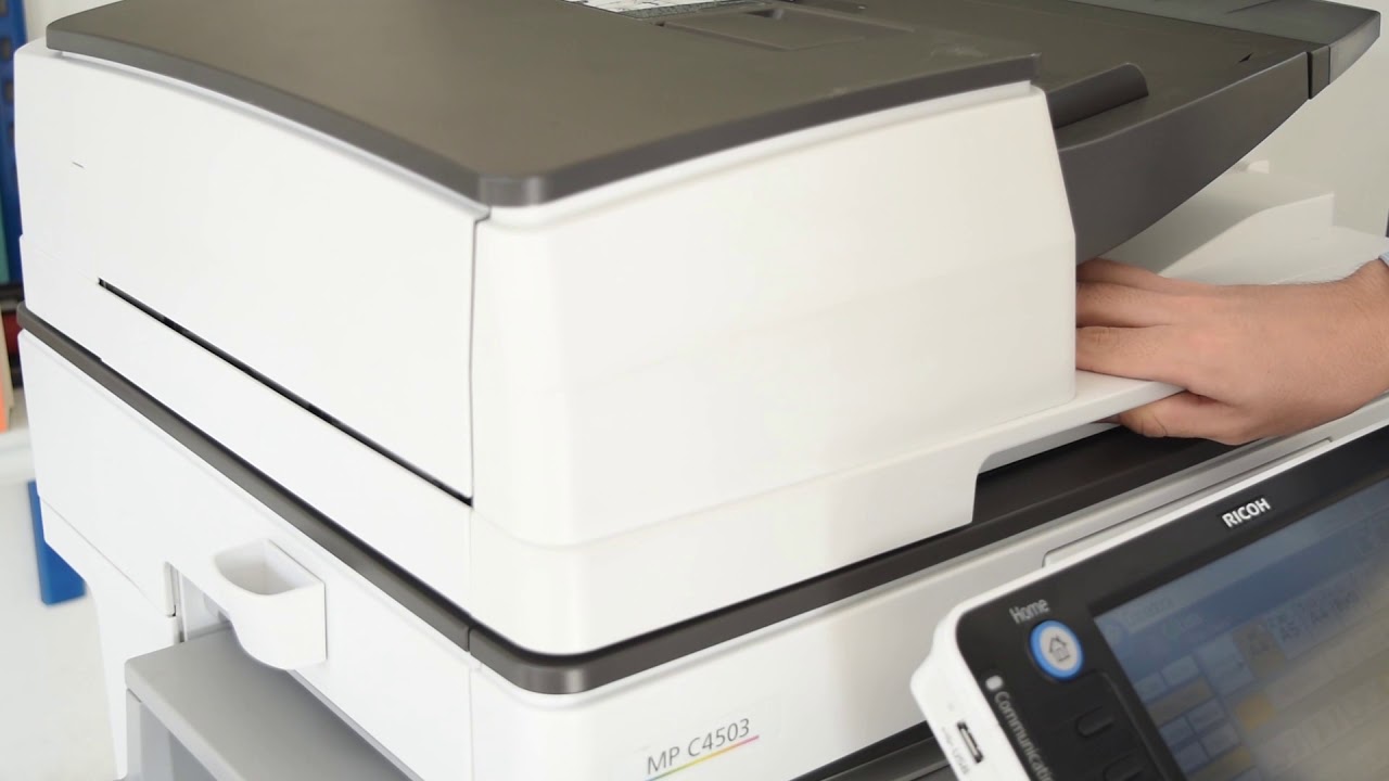 Como sacar copia de c&eacute;dula o documentos por ambos lados  | fotocopiadora Ricoh  |