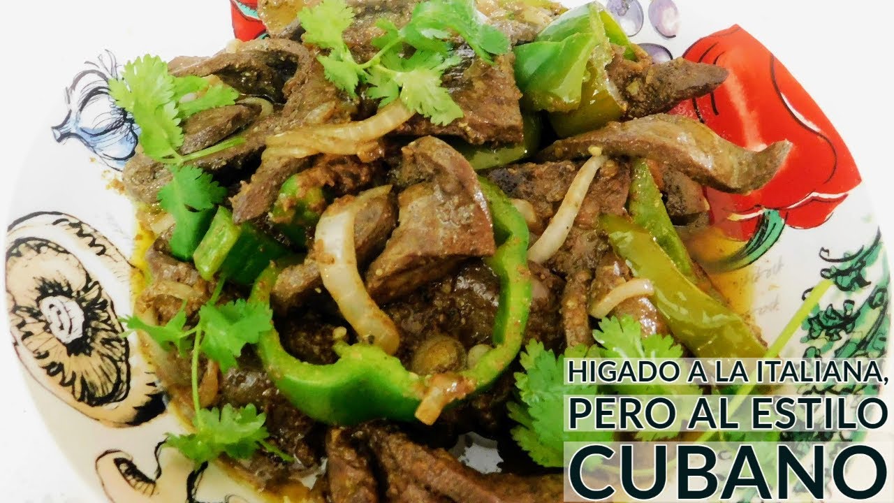 Higado a la Italiana Pero al Estilo Cubano | Higado Encebollado | La manera mas facil de prepararlo!