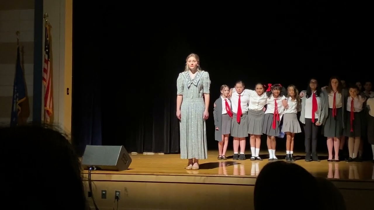 Hailey Olints as Miss Honey in Matilda