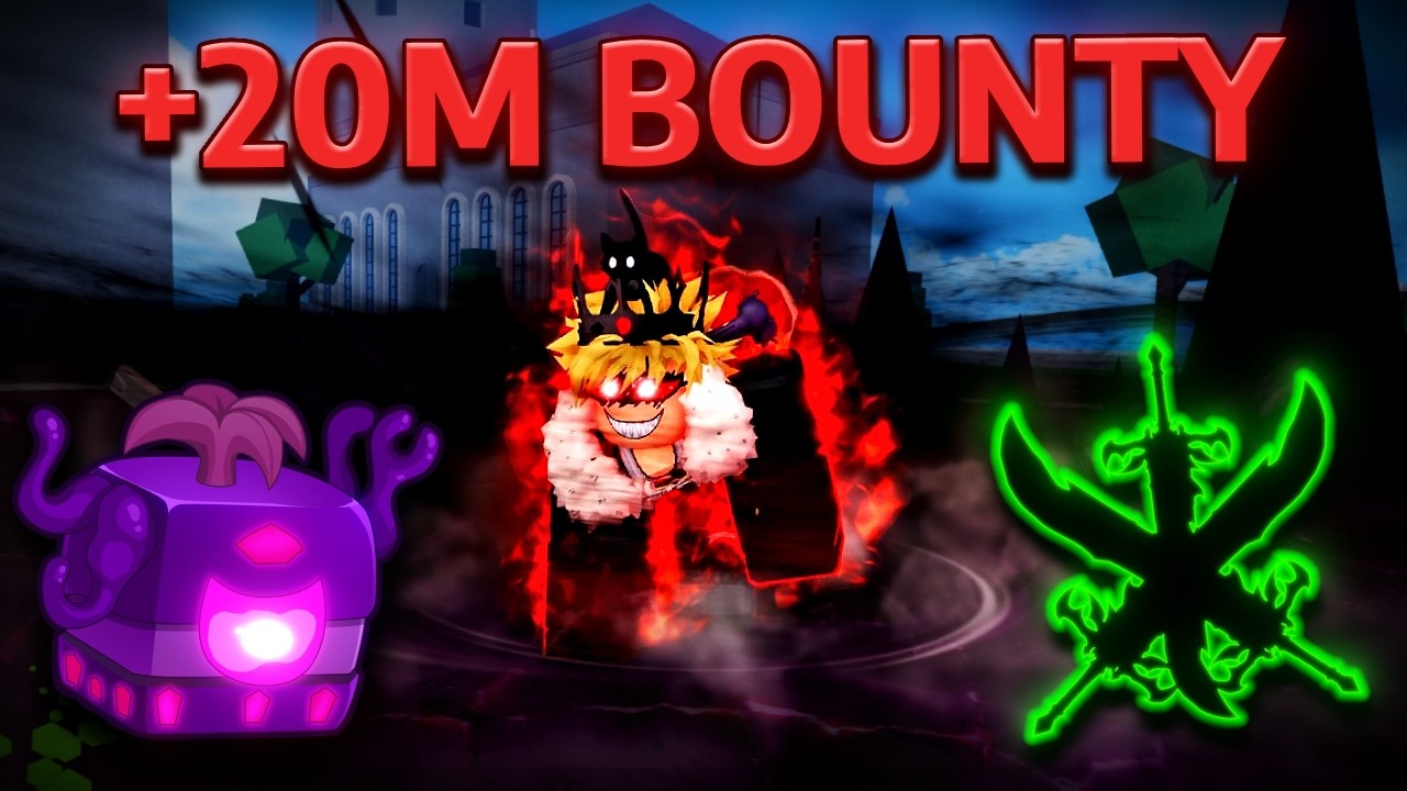 НОВЫЙ усиленный фрукт Тьмы + Тройной клинок Тьмы НЕОСТАНОВИМ в PvP!!.. | Blox Fruits