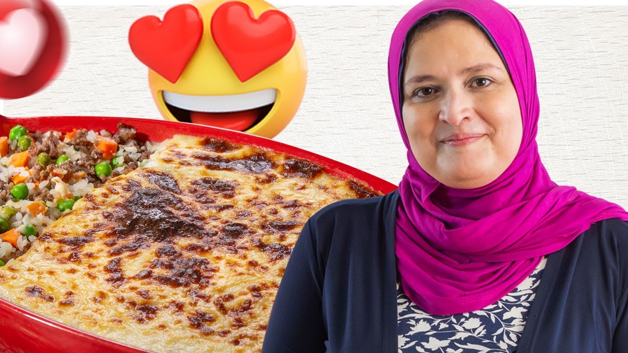 أرز بالبشاميل و الخضار على طريقة الشيف ايمان عبدالعزيز
