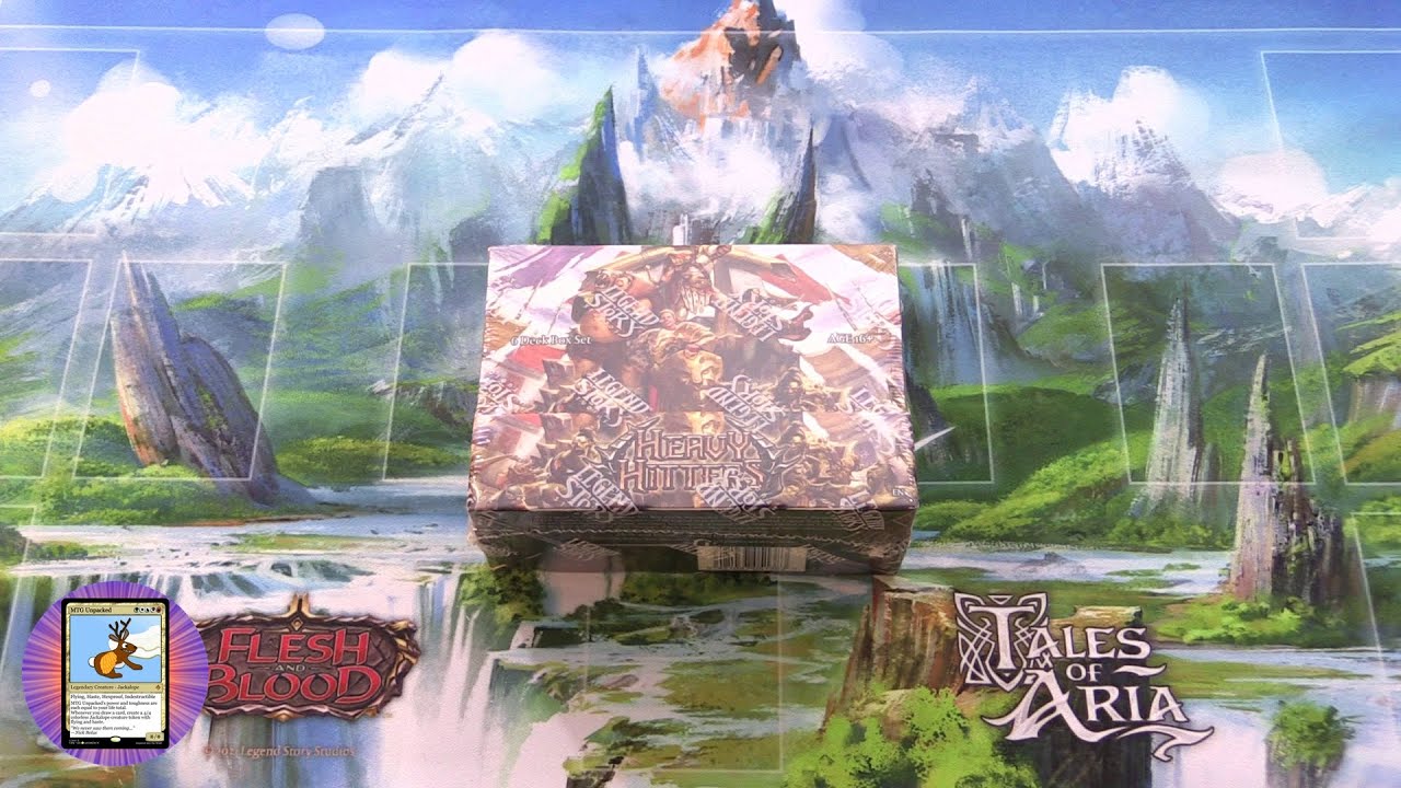 Flesh and Blood Heavy Hitters Blitz Deck Unboxing - GOOD FOR NEW PLAYERS?