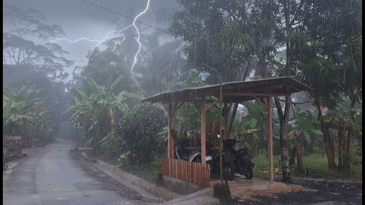 Village Rainstorm Sounds | Ultimate Deep Sleep Therapy