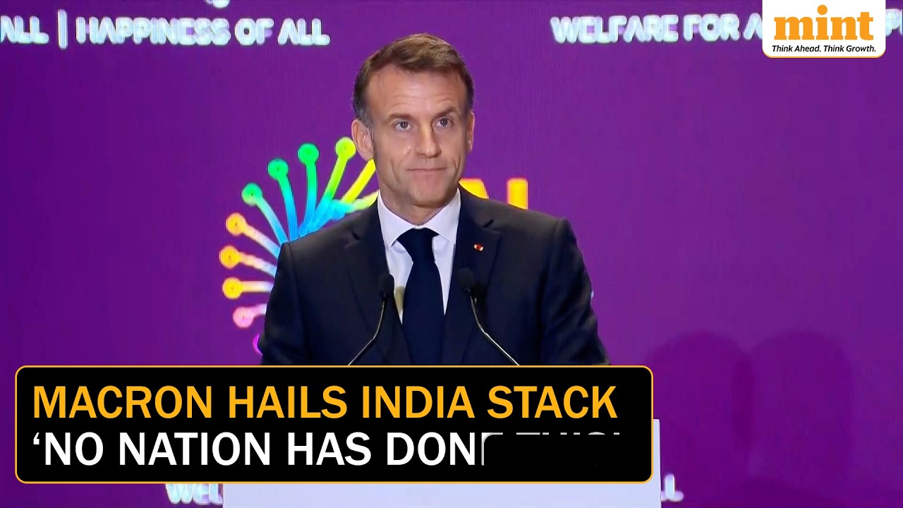 ‘India Built What No Country Has’: Macron Praises India Stack At India AI Impact Summit 2026 | Watch
