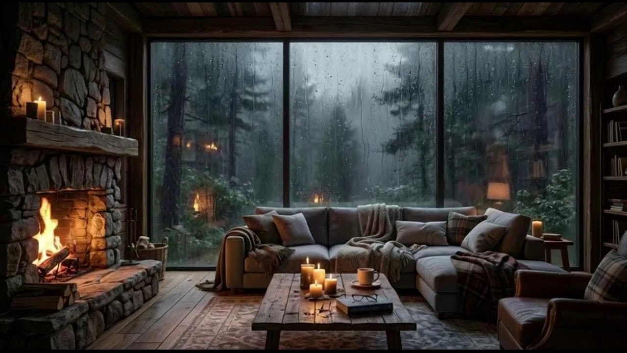 Peaceful Rain Sounds and Relaxing Music 🌧️ Let Go of Stress and Find Inner Peace