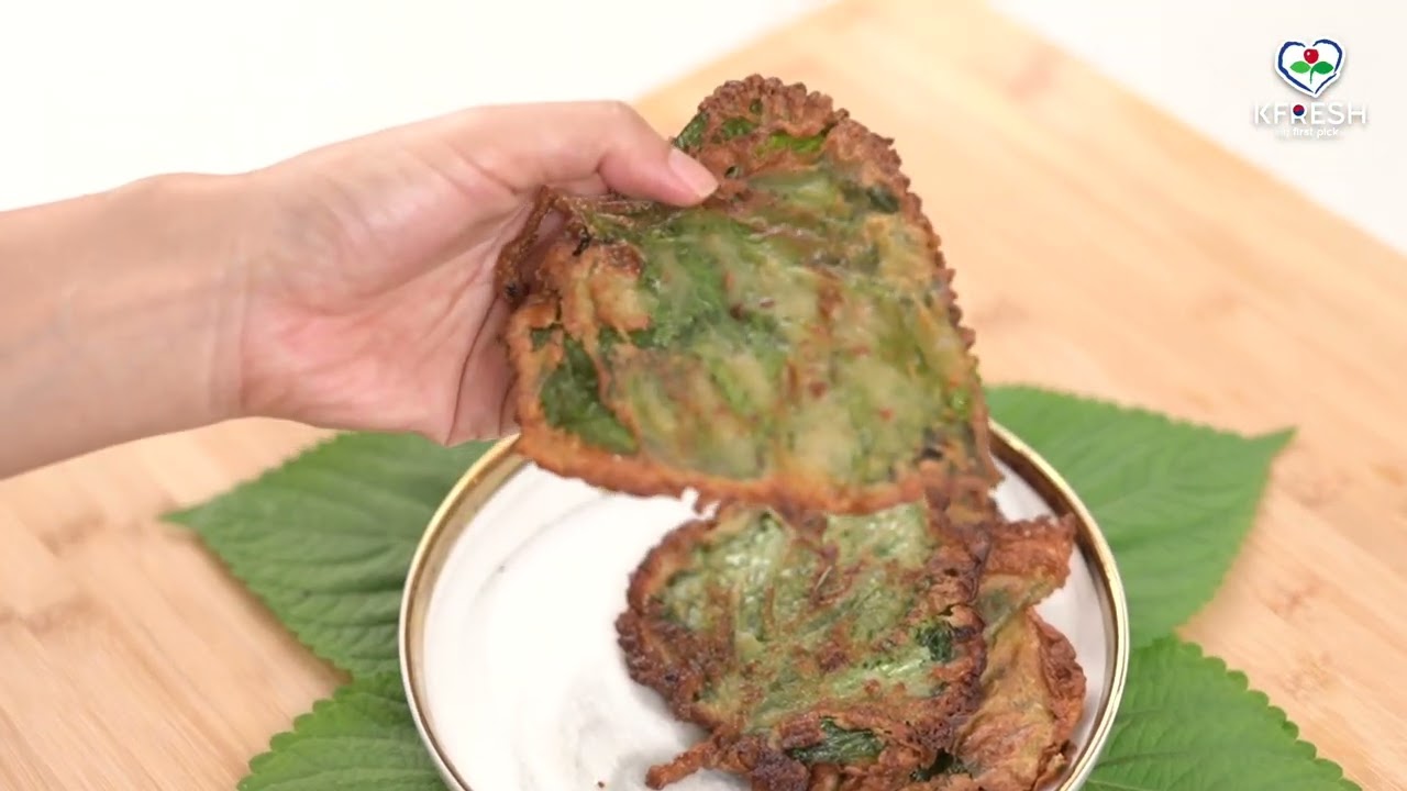 Perilla Leaf Pancake