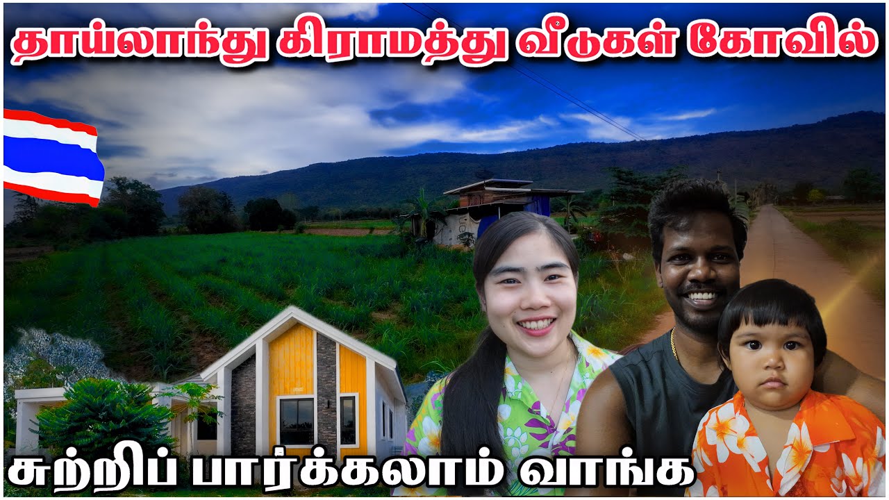 தாய்லாந்து கிராமத்து வீடுகள் 🏡 |  | Village Houses | Tamil Roamer
