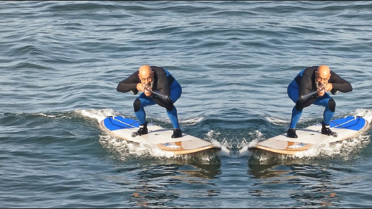 Senior SUP Surf - Parede Beach - Cascais - Portugal - May 20 2020 :-D