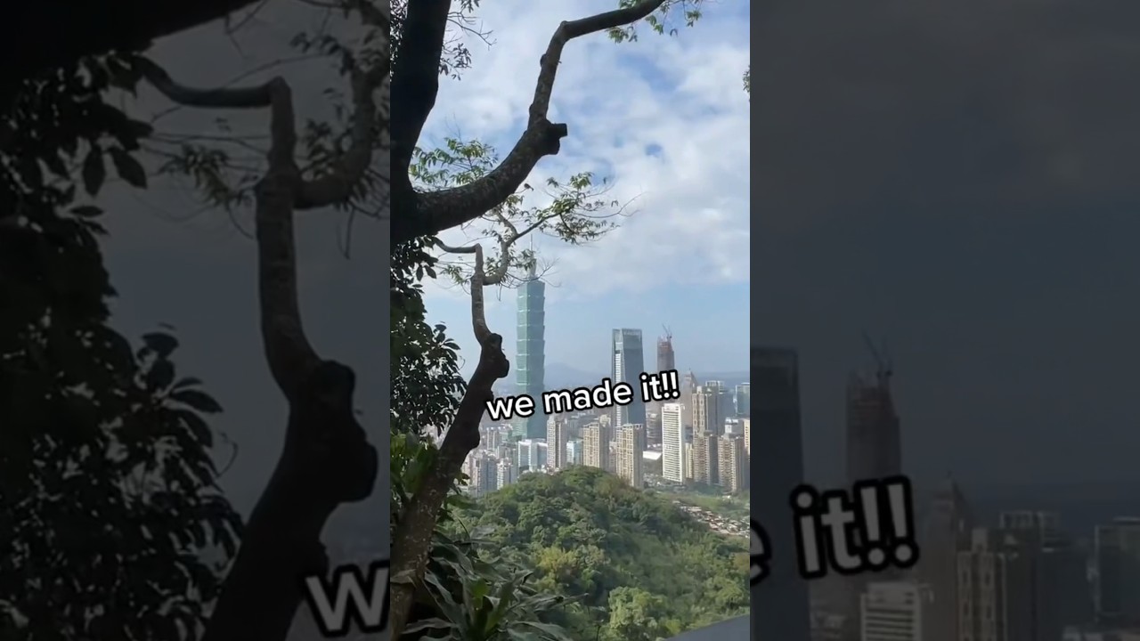 elephant mountain in taipei, taiwan 🇹🇼 #elephantmountain #taipeitaiwan #taiwantravel