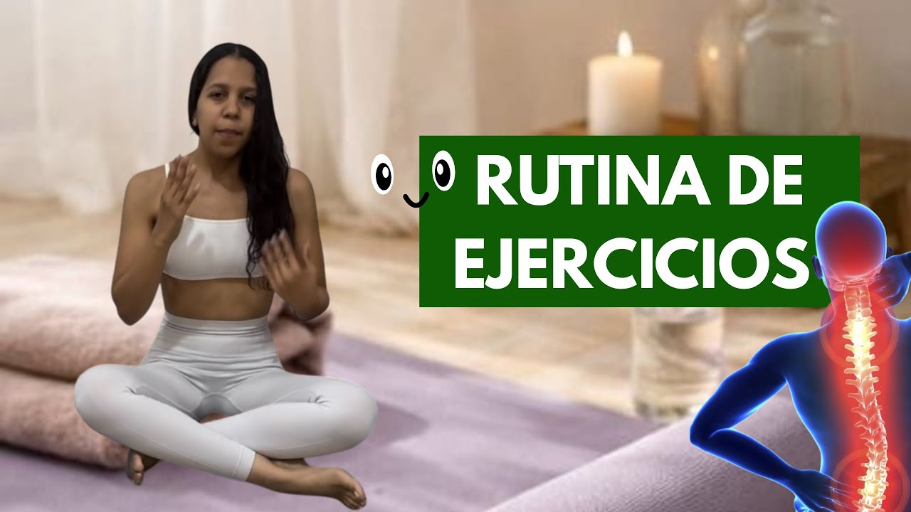 Rutina de ejercicios para disminuir el dolor de espalda | RUTINA BÁSICA ☺️