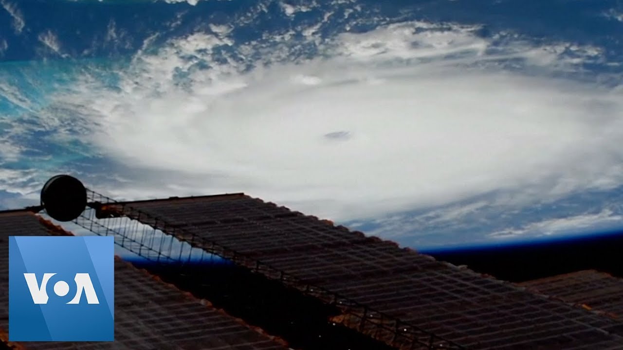 Space Station Images of Hurricane Dorian Over Bahamas