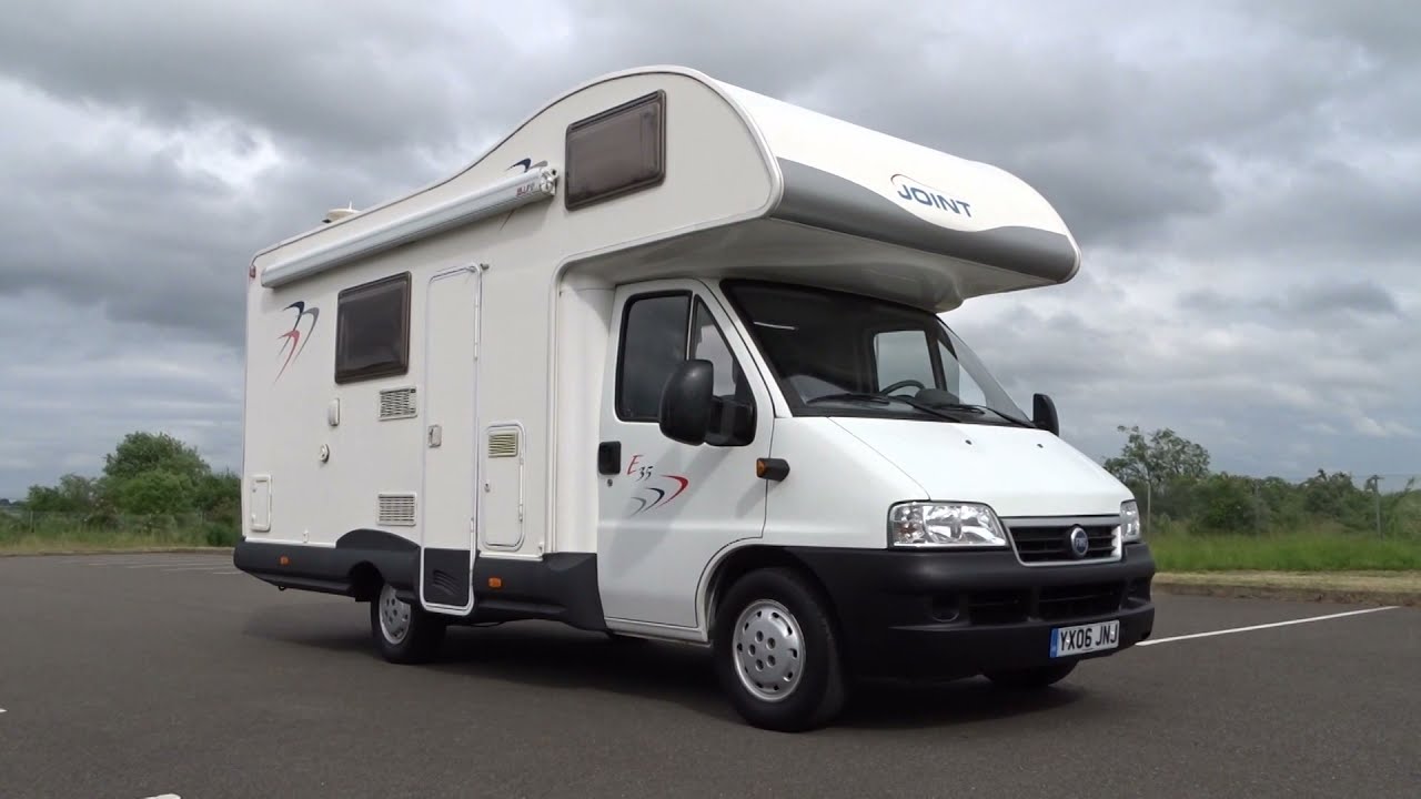 2006 FIAT DUCATO JOINT E35 2.0 DIESEL 6 BERTH MOTORHOME L/H/D LOW MILES 3000KG