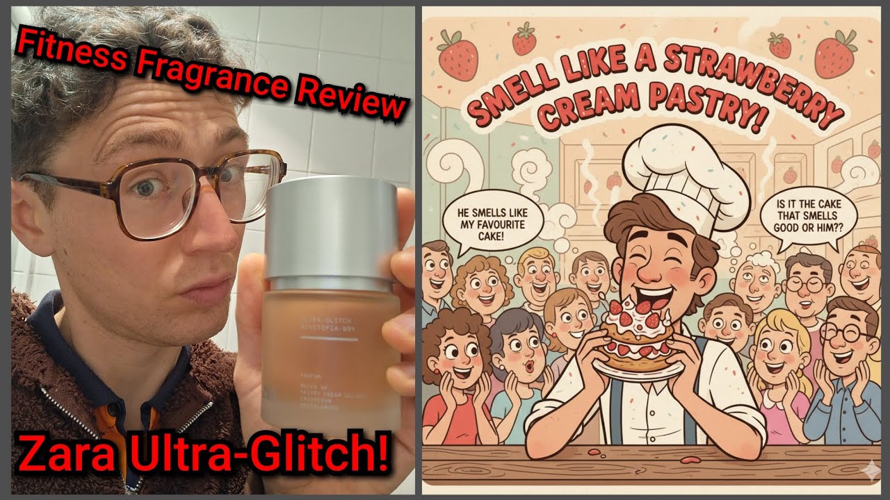 Fitness Fragrance Review: Zara Ultra-Glitch Dystopia-004 | The Best Gourmand Scent Ever? 🍰