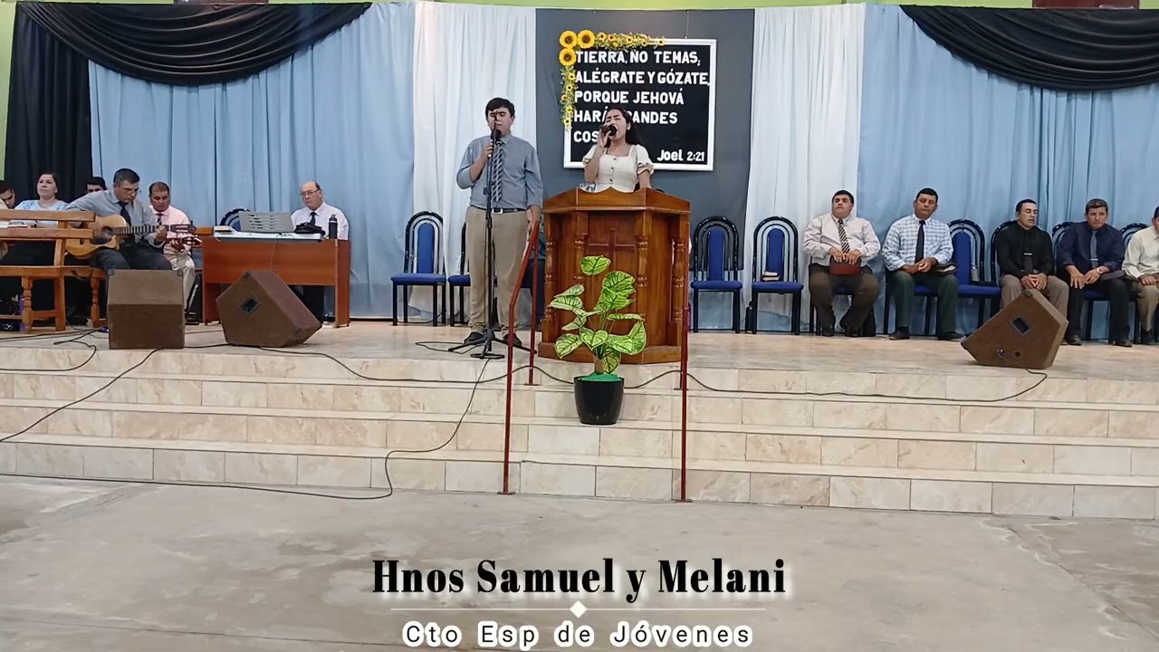 Hnos Samuel y Melani - ICCE - B&deg; S. Antonio (Charata Chaco) - Culto especial de Jovenes (2da Noche)🎶