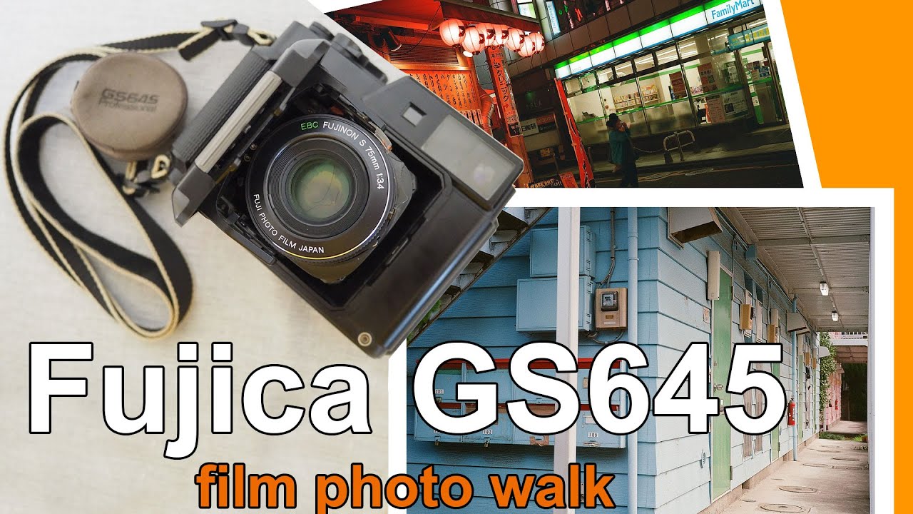 Photo Walk with the Fuji GS645! Film Street Photography in Saitama and Tokyo, Japan