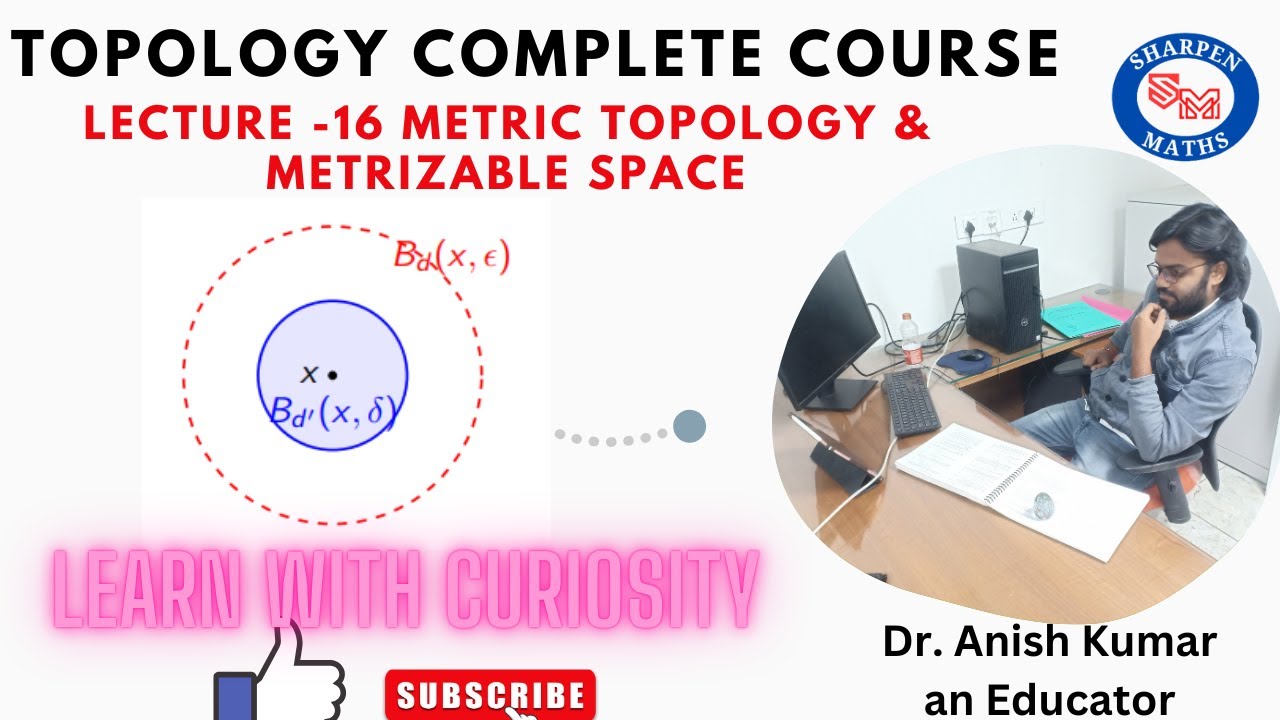 Lecture-16 || Topology complete course || Metric topology & Metrizable space