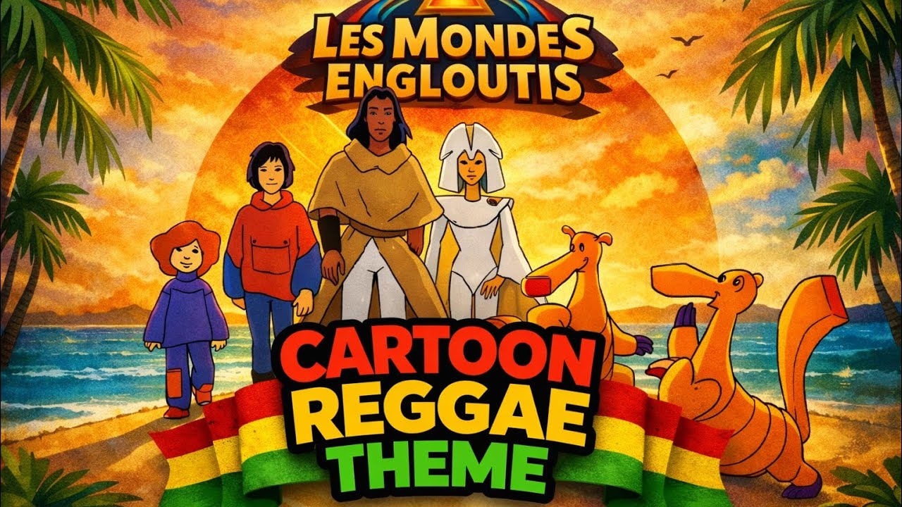 Les Mondes engloutis Reggae Remix 🌊 | Générique Version AI 2026 | Nostalgie Cartoon