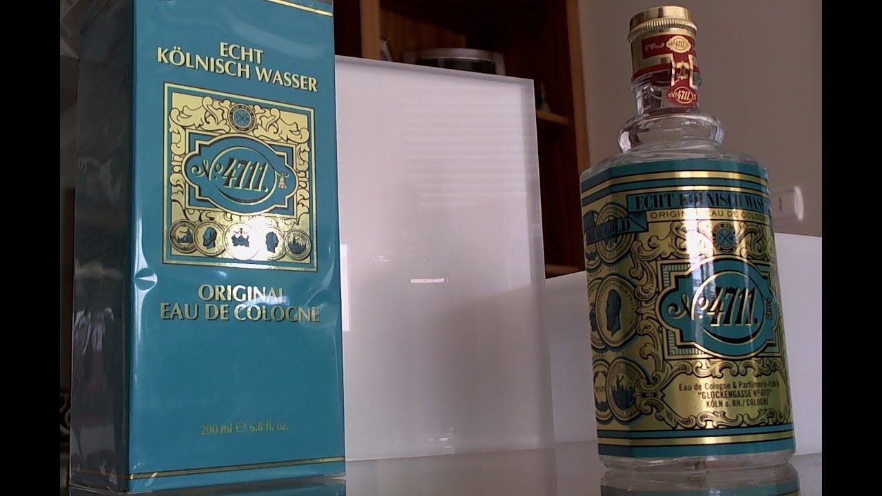 Nº 4711. BUENOS TIEMPOS EN KÖLN en un frasco de Colonia... Todo un clásico. KÖLNISCHWASSER