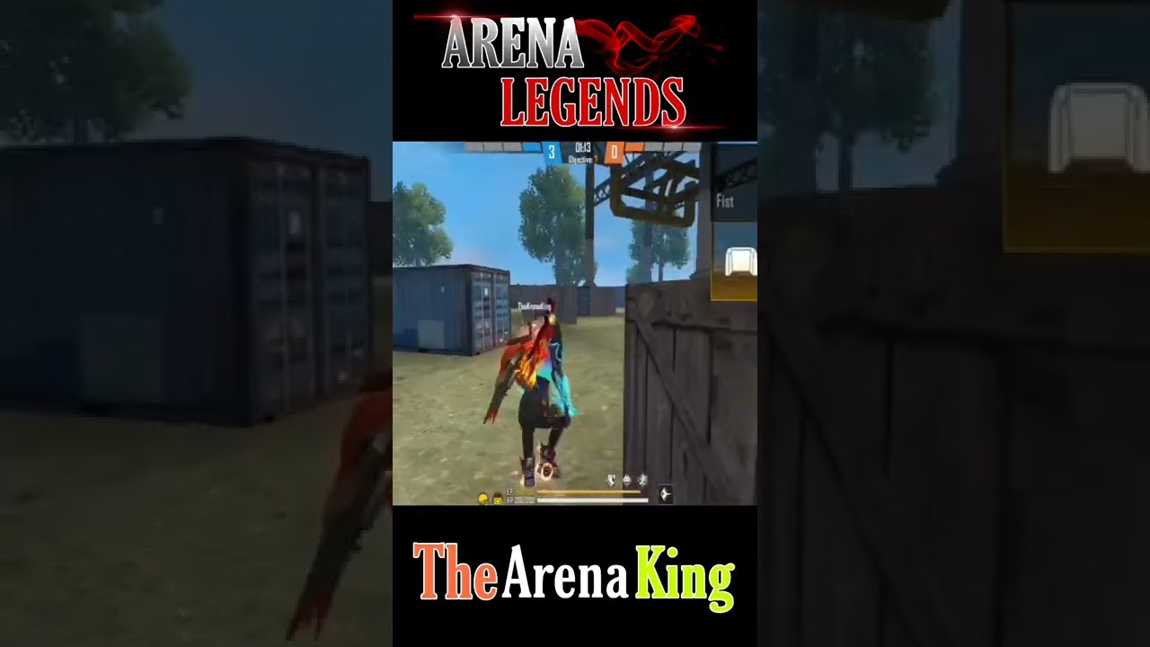 TheArenaKing 👽 | Arena Legends | FF Ft. Ankhein Khuli Ho Ya Ho Band ❤️ | #shorts #arenalegends