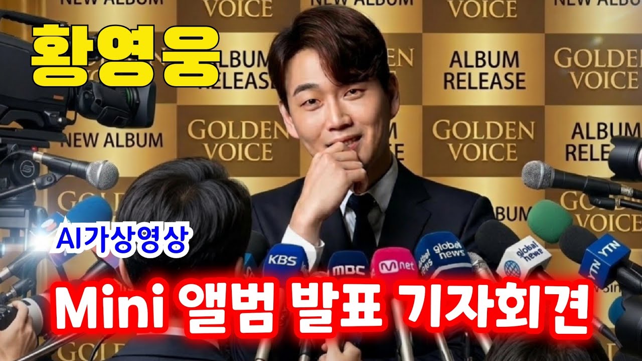 황영웅 😭 신곡 Mini 앨범 발표 기자회견 👍 감동 😭 Ai 가상 영상  👍 가을 그리움 꽃구경 👍  #황영웅노래 #황영웅 👍 K-POP #로또 #로또당첨번호