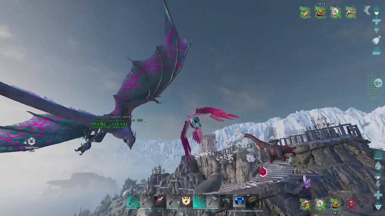Ark Ascended 1x PvP Bullying Wutang and defending LVSD