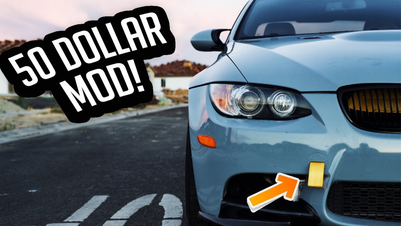 BMW CUSTOM TOW STRAP MOD! (E90,E91,E92,E93)