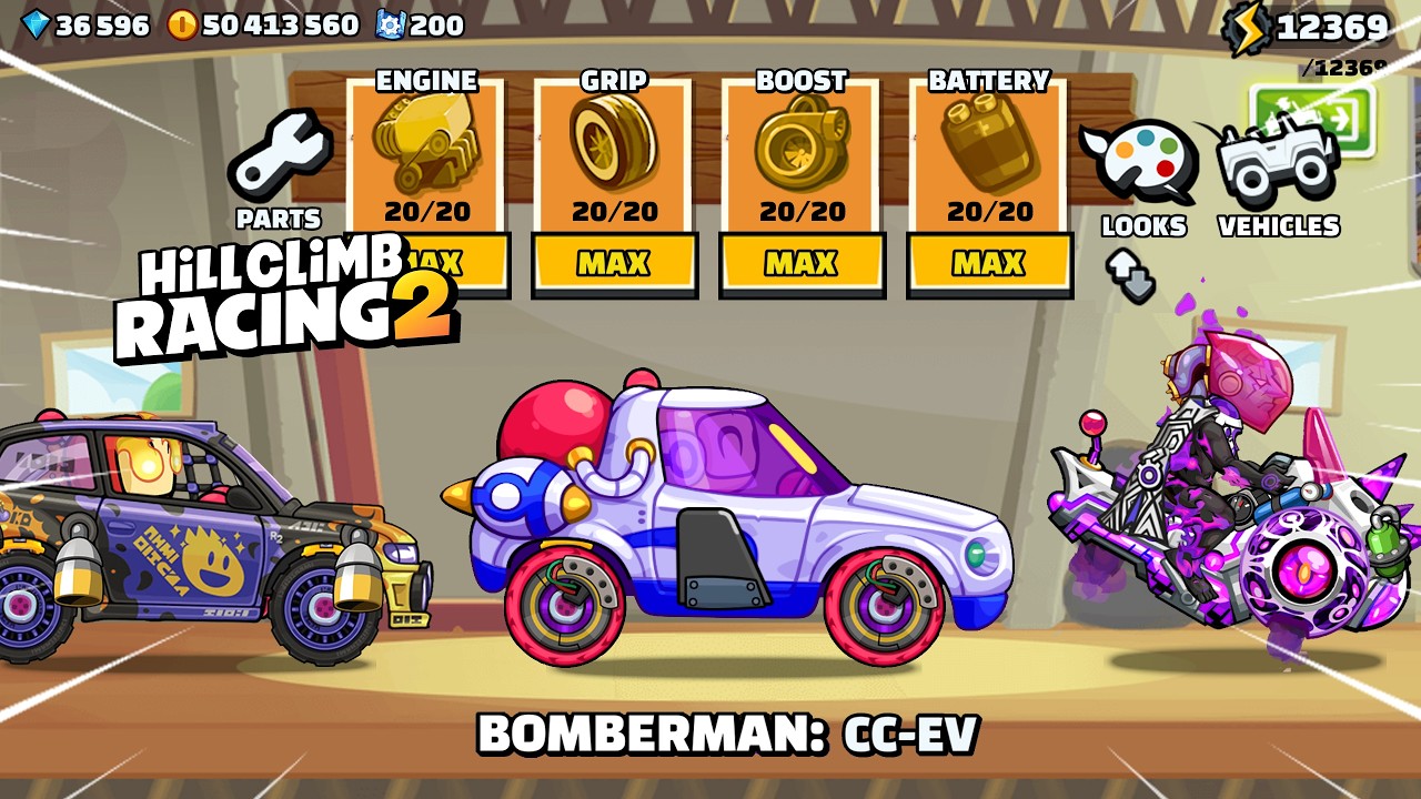 Hill Climb Racing 2 - BOMBERMAN UPDATE 1.63.0 NEW LOOKS