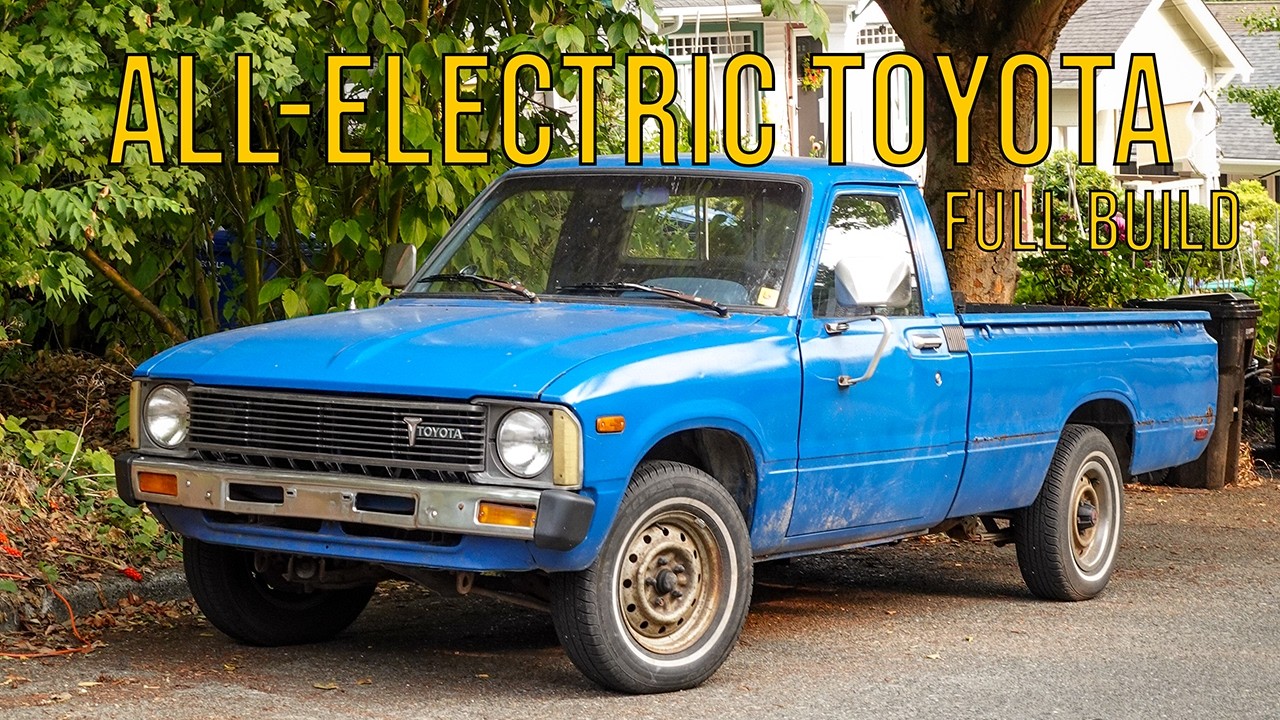 Building an Electric Toyota Pikcup Truck in 12 Minutes | Full DIY Build