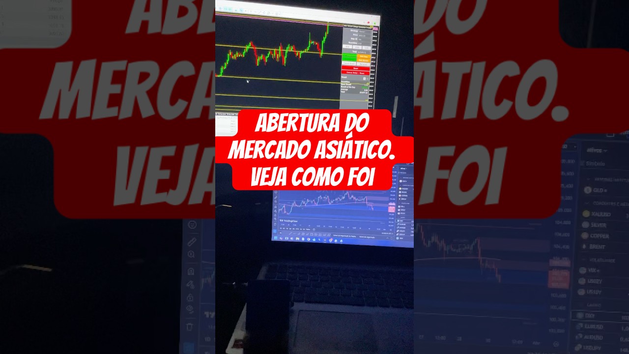 Mercado asi&aacute;tico abriu e lucramos, veja o rendimento 👆🏻👆🏻#trader #dinheiro #shortsvideo