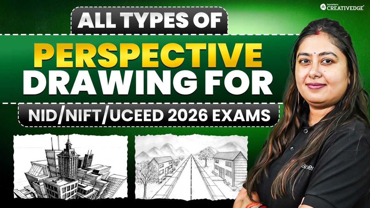 All Types of Perspective Drawing for NID/NIFT/UCEED 2026 | Design Entrance Exam Masterclass