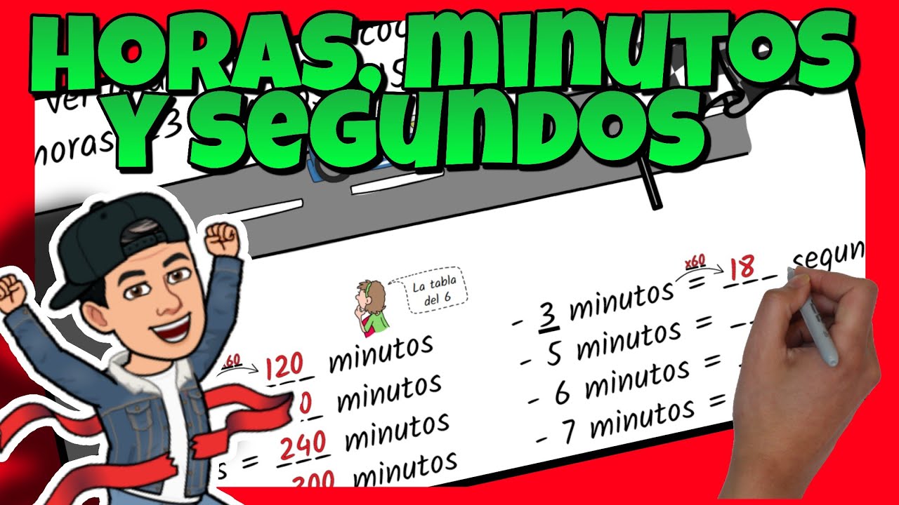🕙 HORAS, MINUTOS y SEGUNDOS para NI&Ntilde;OS