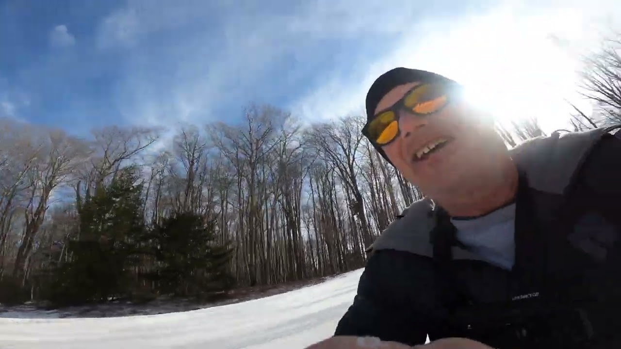 Blackwater Falls Sled riding   4K