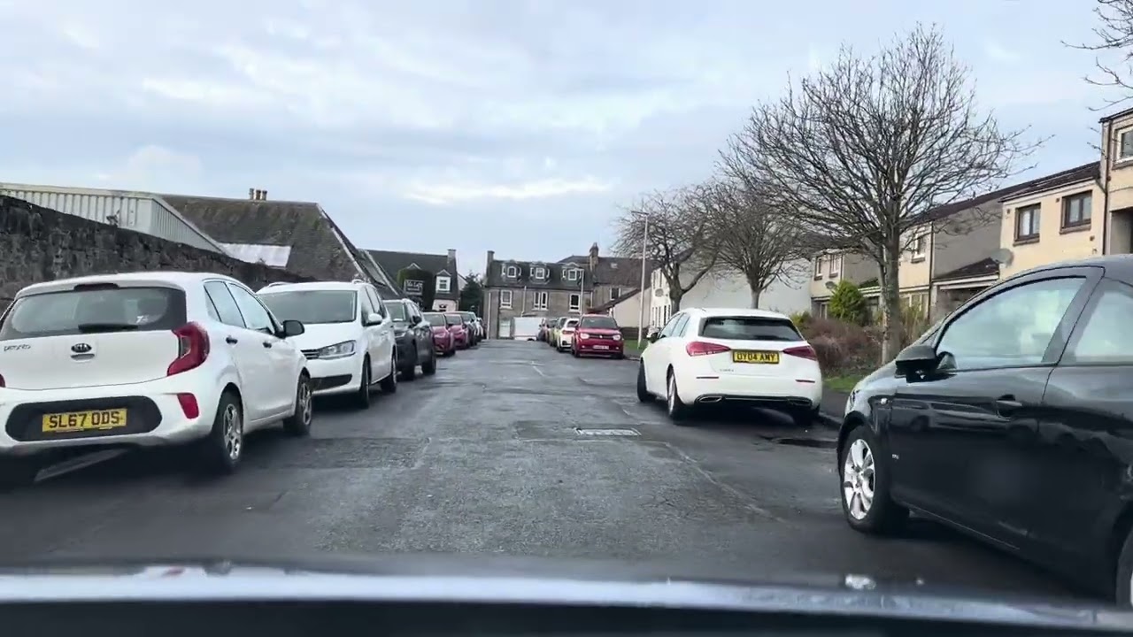 Townhill Rd downhill, Albany St, Hill St and Rose St
