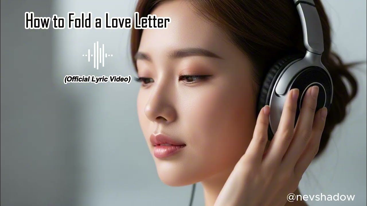 How to Fold a Love Letter 😔❤️&zwj;🩹🥀| NEV Shadow | Official Lyric Video