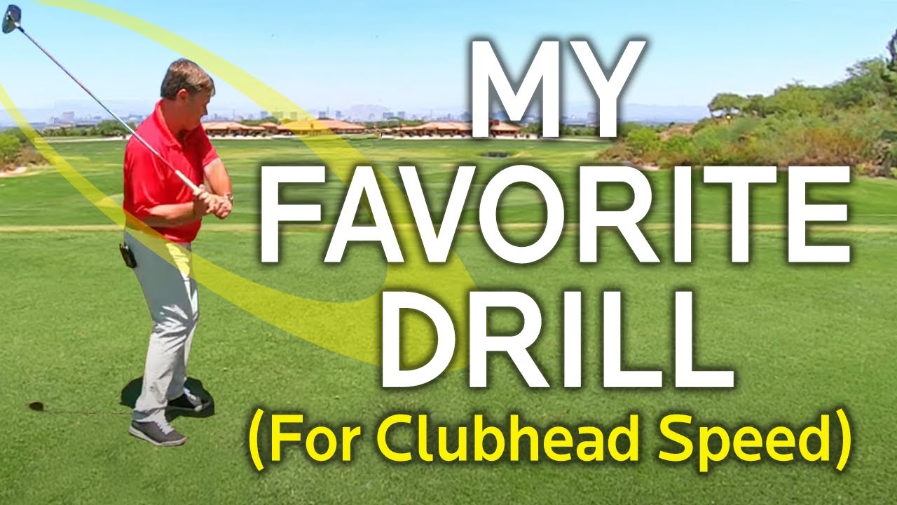 MY FAVORITE DRILL FOR MORE CLUBHEAD SPEED (Do It Anywhere)