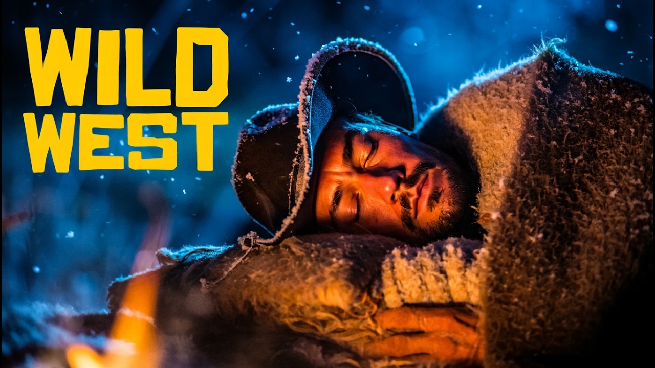 How Did People Sleep During Brutal Winters in the 1800s Wild West | Relaxing History for Sleep