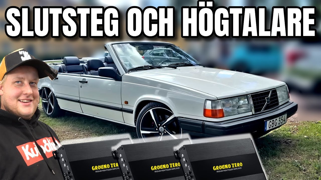 BYGGA LJUD I MIN VOLVO 940 CAB DEL 2 - [VLOGG #775]