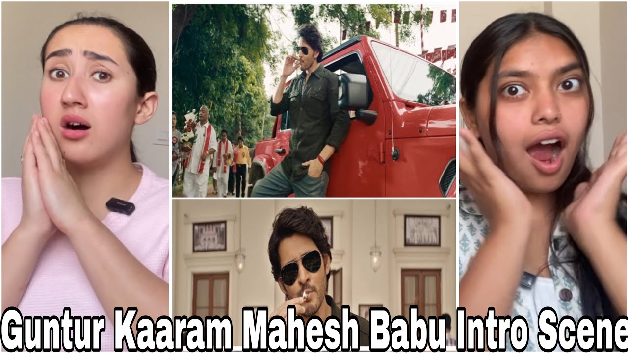 Guntur Kaaram Mahesh Babu Intro Scene Reaction |Mahesh Babu | Guntur Kaaram Movie Scenes