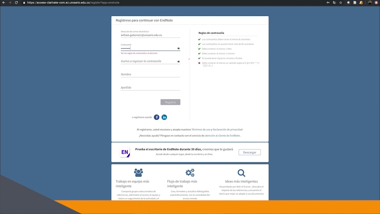 ¿Cómo acceder a EndNote?