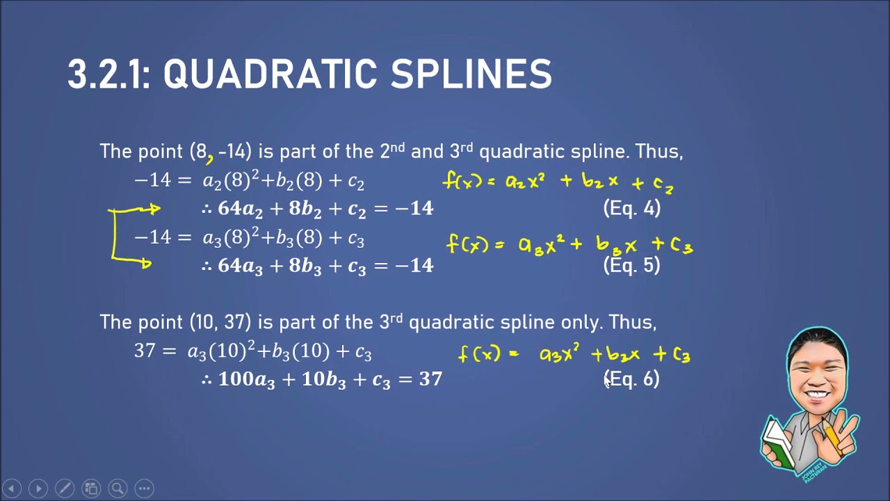 3.2.1 Quadratic Splines