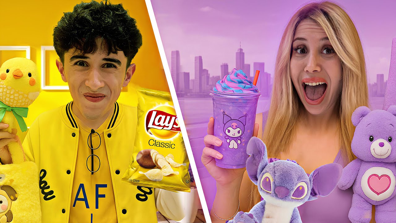 24 SAAT TEK RENK CHALLENGE | @ilkinfeyziyev @gozdeyildiz 