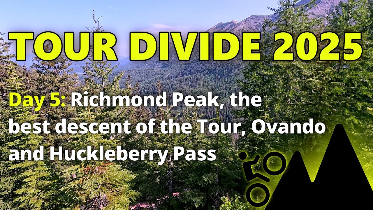 2025 Tour Divide - Day 5 - Richmond Peak, the best descent of the tour, Ovando and Huckleberry Pass