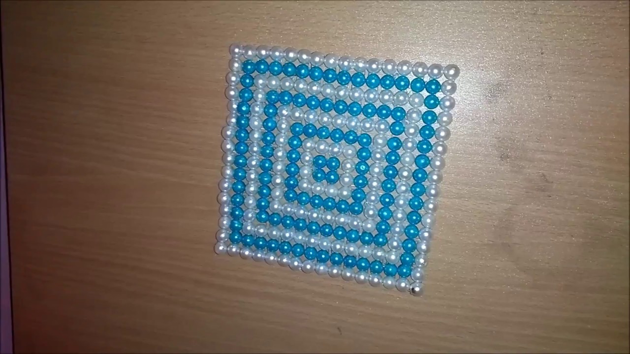 Pearl Beaded Table Mat for Dining Table # 19