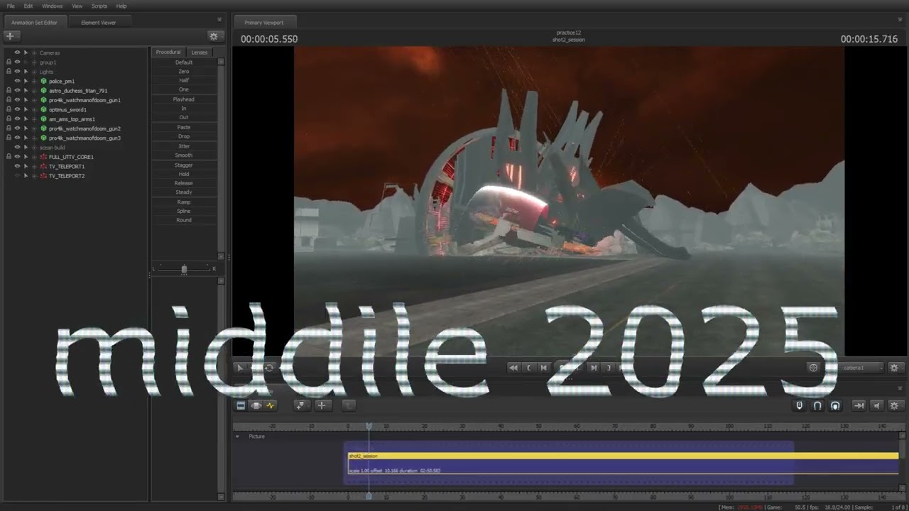 my animation skills from start 2025 to end 2025