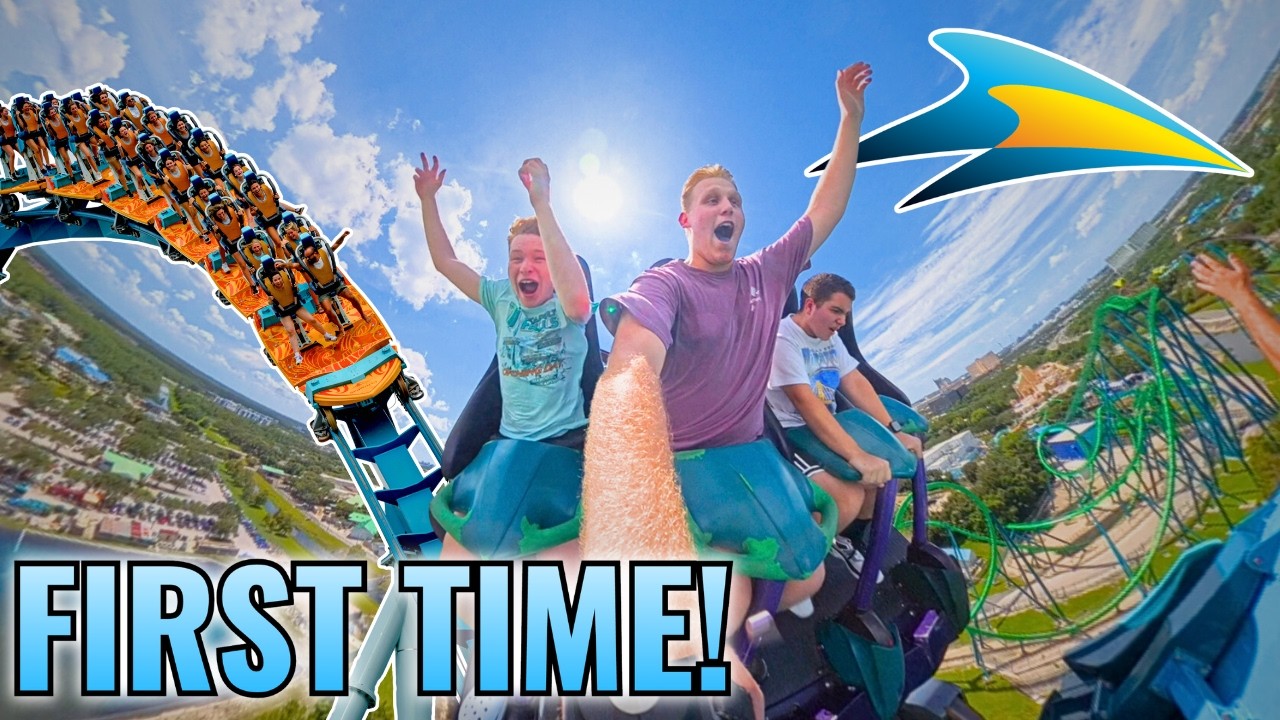 Visiting SeaWorld Orlando for the FIRST TIME! - SeaWorld Orlando Vlog 7/10/25